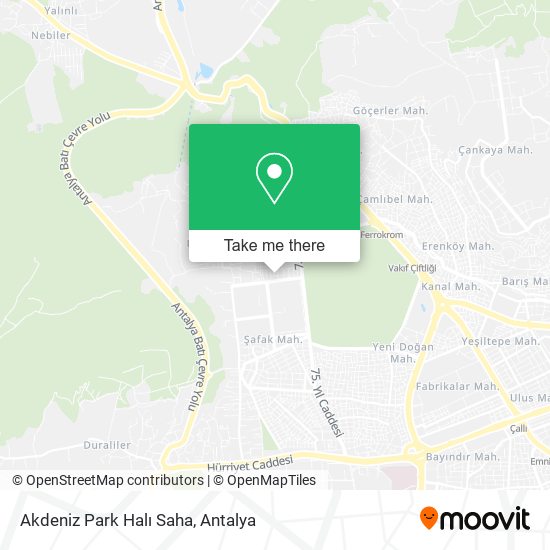 Akdeniz Park Halı Saha map