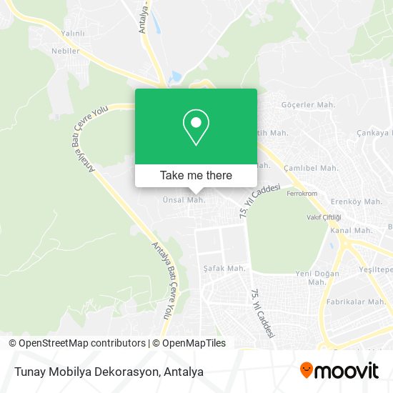 Tunay Mobilya Dekorasyon map
