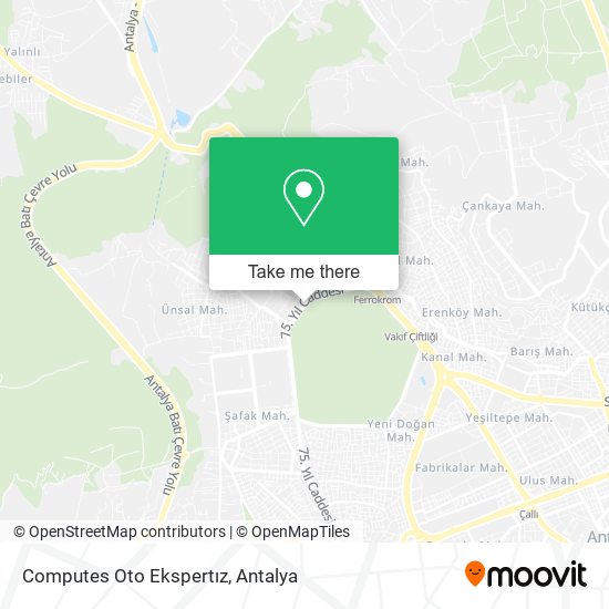 Computes Oto Ekspertız map