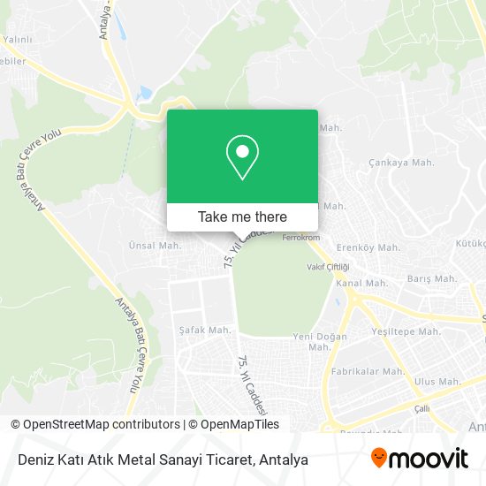Deniz Katı Atık Metal Sanayi Ticaret map