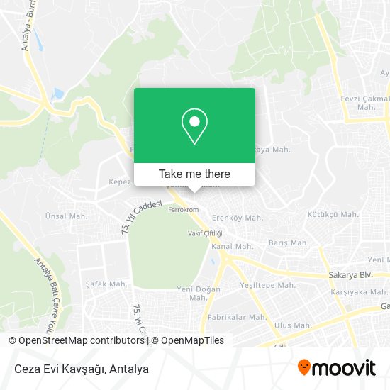 Ceza Evi Kavşağı map