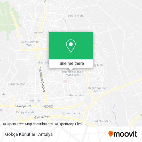 Gökçe Konutları map
