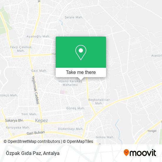 Özpak Gıda Paz map