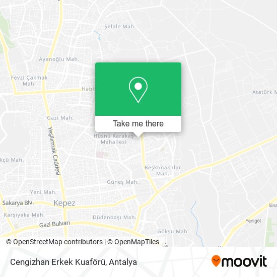 Cengizhan Erkek Kuaförü map