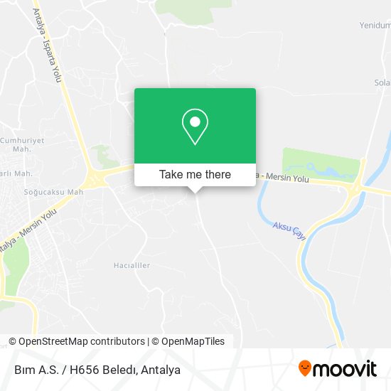 Bım A.S. / H656 Beledı map
