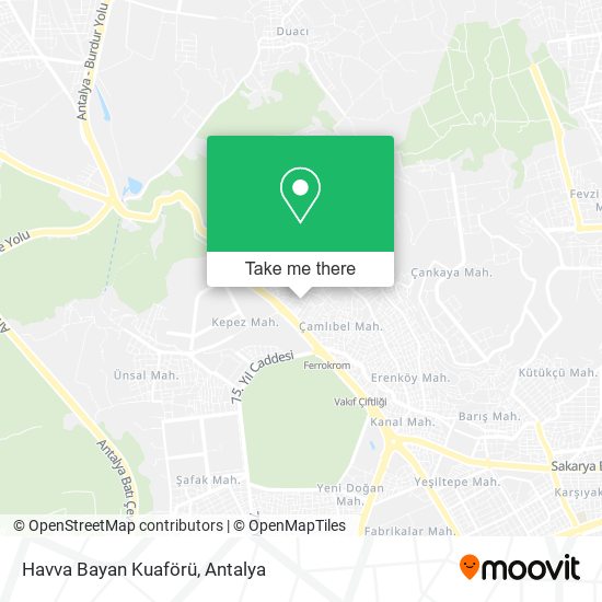 Havva Bayan Kuaförü map