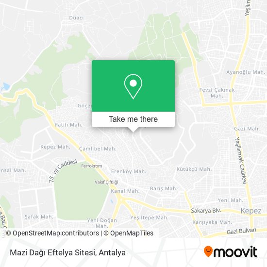 Mazi Dağı Eftelya Sitesi map