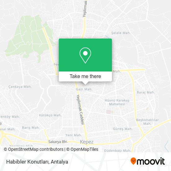 Habibler Konutları map