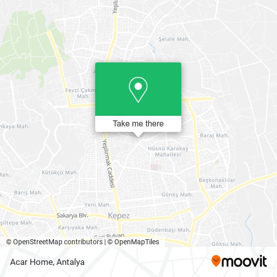 Acar Home map