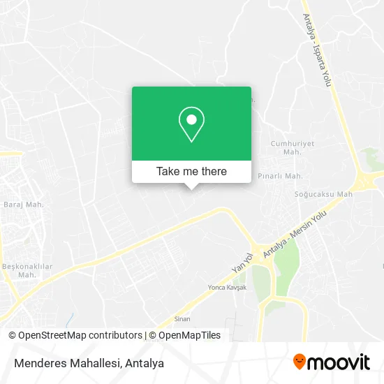 Menderes Mahallesi map