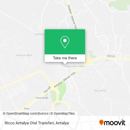 Ricco Antalya Otel Transferi map