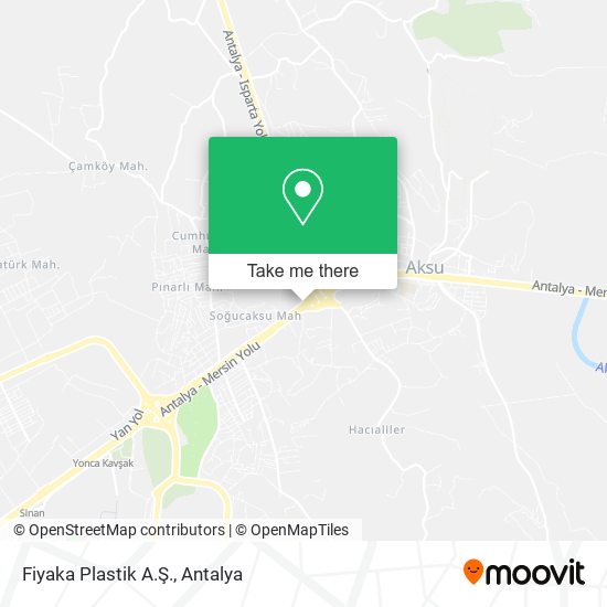 Fiyaka Plastik A.Ş. map