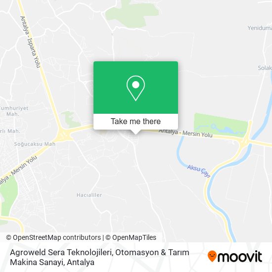 Agroweld Sera Teknolojileri, Otomasyon & Tarım Makina Sanayi map