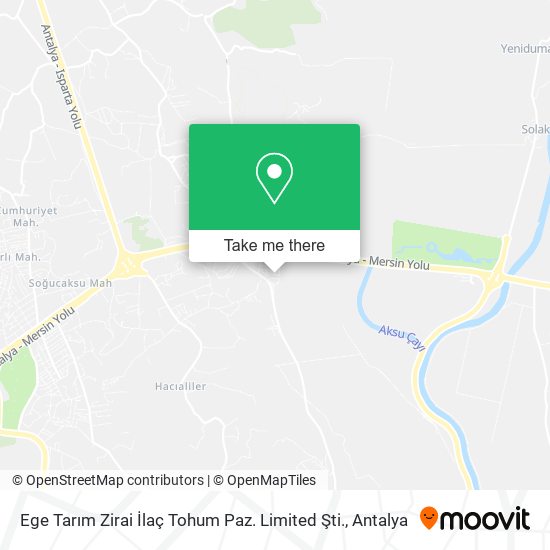 Ege Tarım Zirai İlaç Tohum Paz. Limited Şti. map