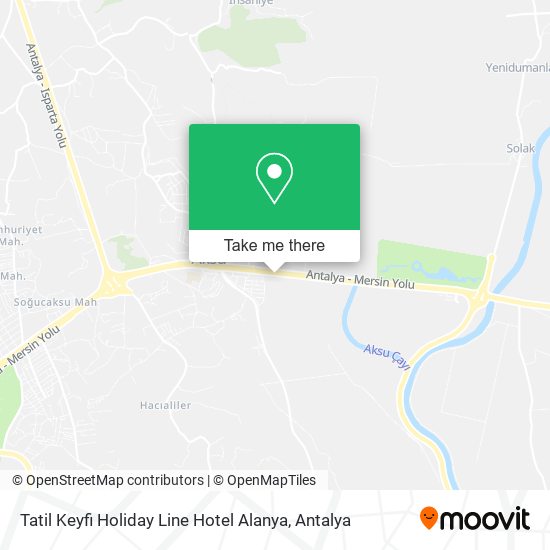 Tatil Keyfi Holiday Line Hotel Alanya map