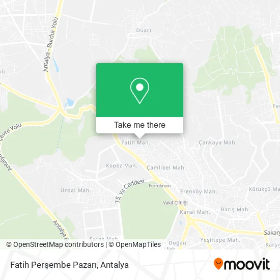 Fatih Perşembe Pazarı map