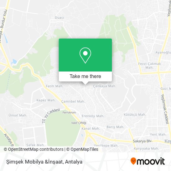 Şimşek Mobilya &İnşaat map