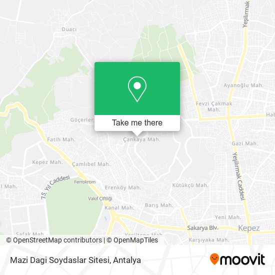 Mazi Dagi Soydaslar Sitesi map