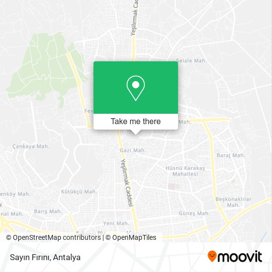 Sayın Fırını map