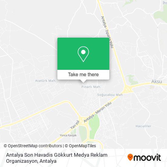Antalya Son Havadis Gökkurt Medya Reklam Organizasyon map