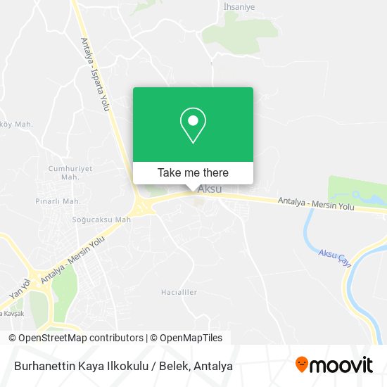 Burhanettin Kaya Ilkokulu / Belek map