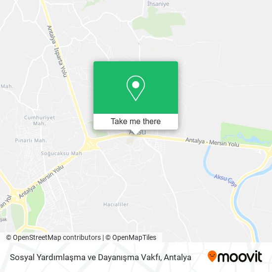 Sosyal Yardımlaşma ve Dayanışma Vakfı map