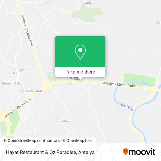 Hayat Restaurant & Öz Paradise map