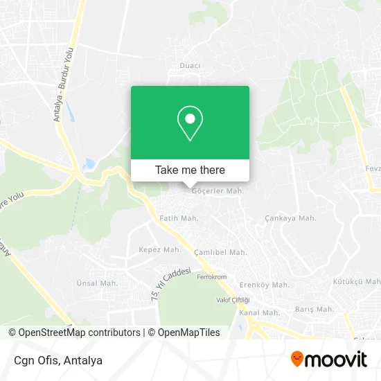 Cgn Ofis map