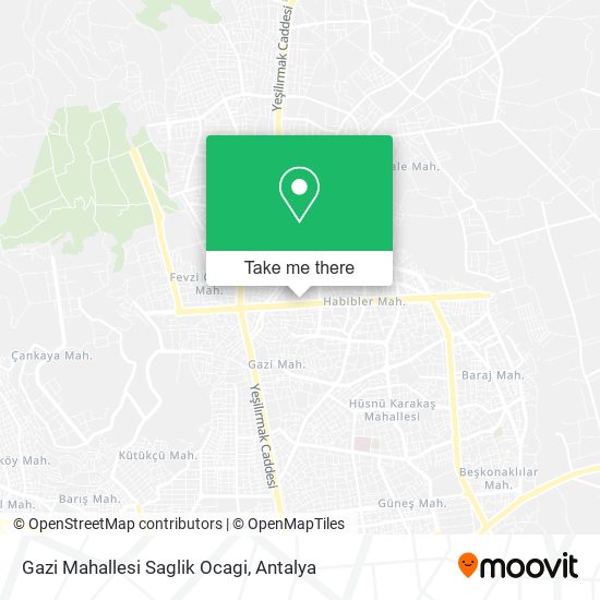 Gazi Mahallesi Saglik Ocagi map