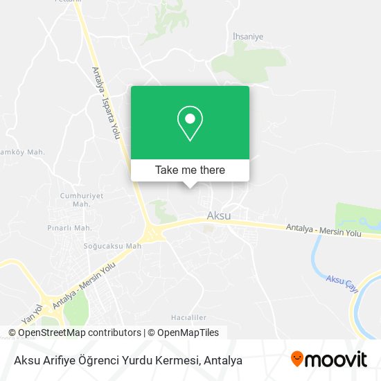 Aksu Arifiye Öğrenci Yurdu Kermesi map