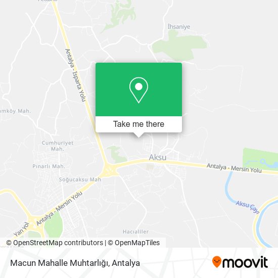 Macun Mahalle Muhtarlığı map