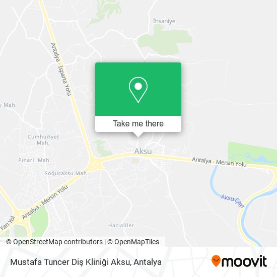 Mustafa Tuncer Diş Kliniği Aksu map