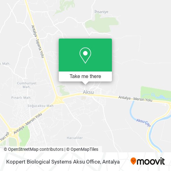 Koppert Biological Systems Aksu Office map