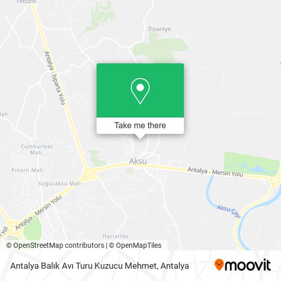 Antalya Balık Avı Turu Kuzucu Mehmet map