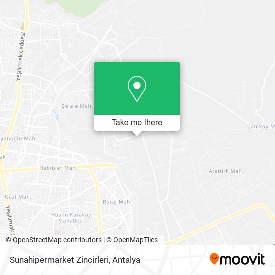 Sunahipermarket Zincirleri map