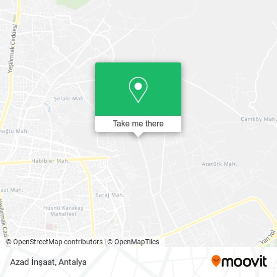 Azad İnşaat map