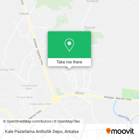 Kale Pazarlama Antbırlık Depo map