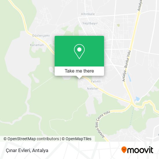 Çınar Evleri map