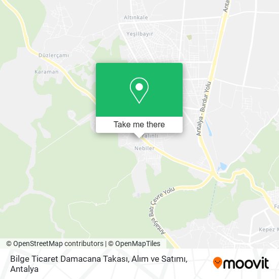 Bilge Ticaret Damacana Takası, Alım ve Satımı map