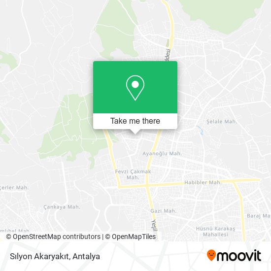 Sılyon Akaryakıt map