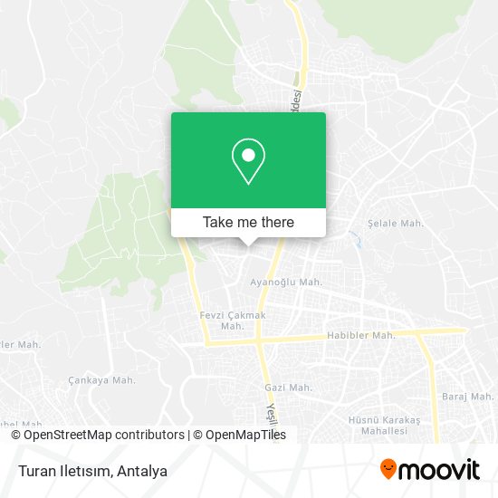 Turan Iletısım map