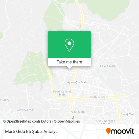Martı Gıda Eti Şube map