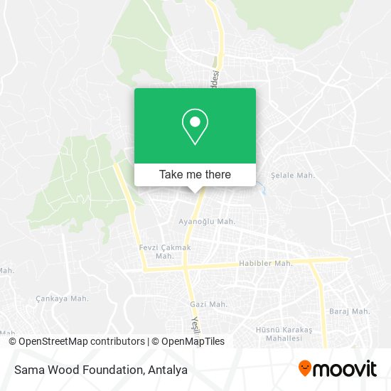 Sama Wood Foundation map