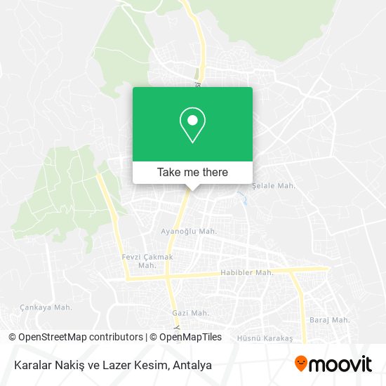 Karalar Nakiş ve Lazer Kesim map
