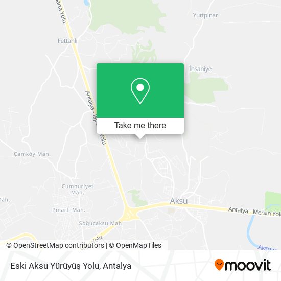 Eski Aksu Yürüyüş Yolu map