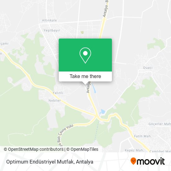 Optimum Endüstriyel Mutfak map