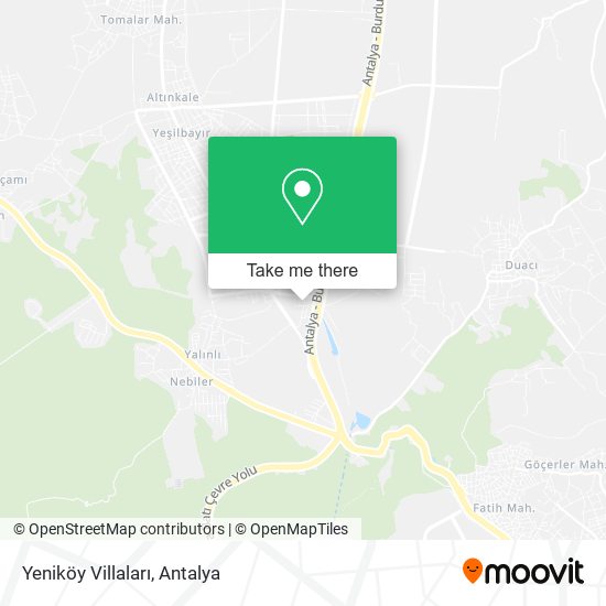 Yeniköy Villaları map
