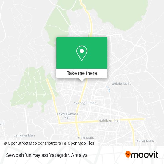 Sewosh 'un Yaylası Yatağıdır map