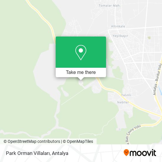 Park Orman Villaları map
