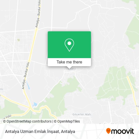 Antalya Uzman Emlak İnşaat map